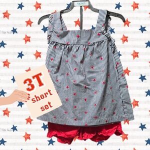 Girls Stars & Stripes Short Set